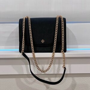 Tory Burch black leather purse